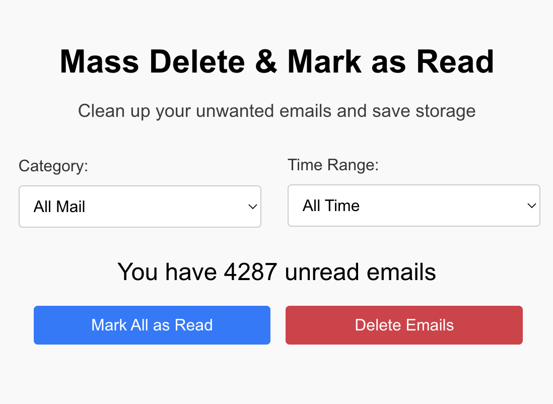 Clear Your Inbox